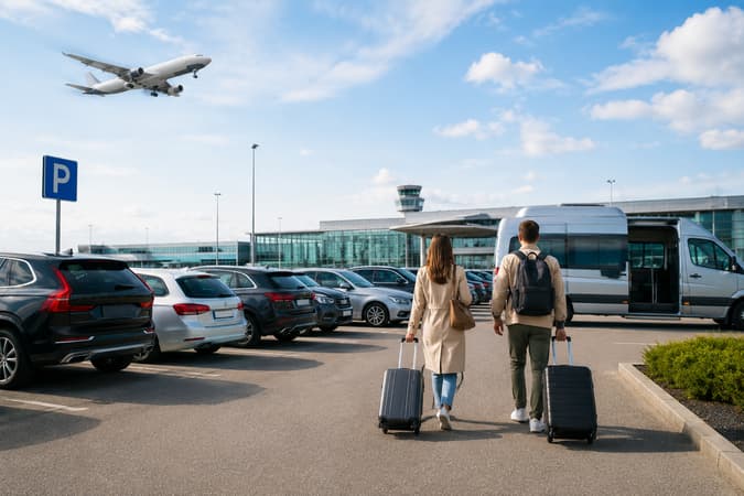 Parking długoterminowy przy Lotnisku Chopina
